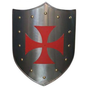 Escudo Cruz Templaria Roja