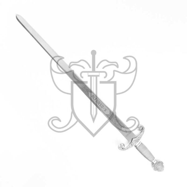 Espada Alfonso X ”El sabio” Cadete cenital