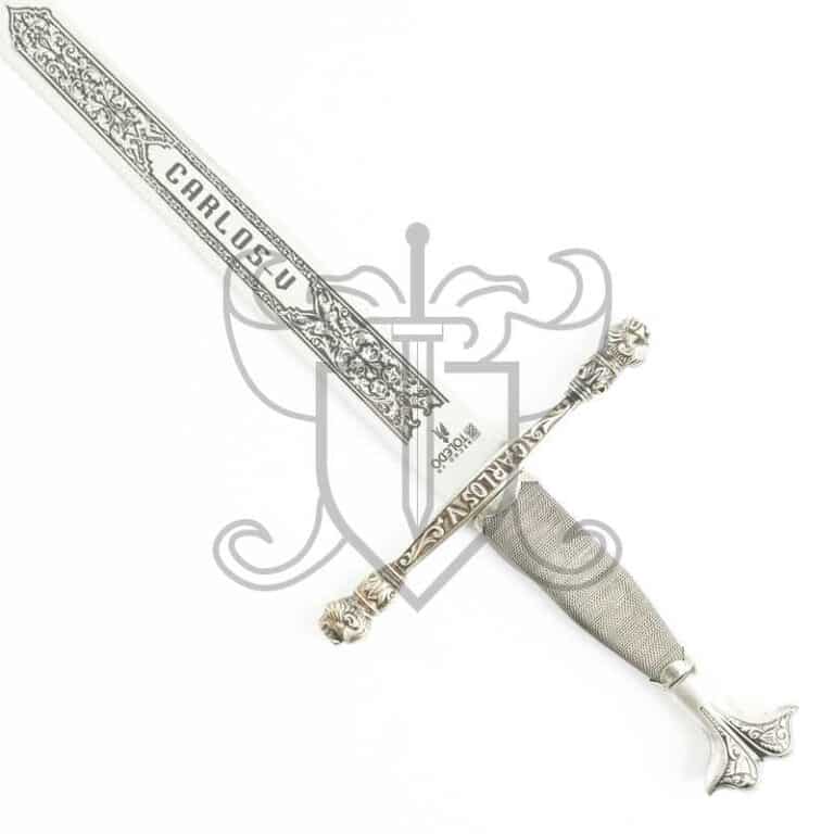 Espada Carlos V plata