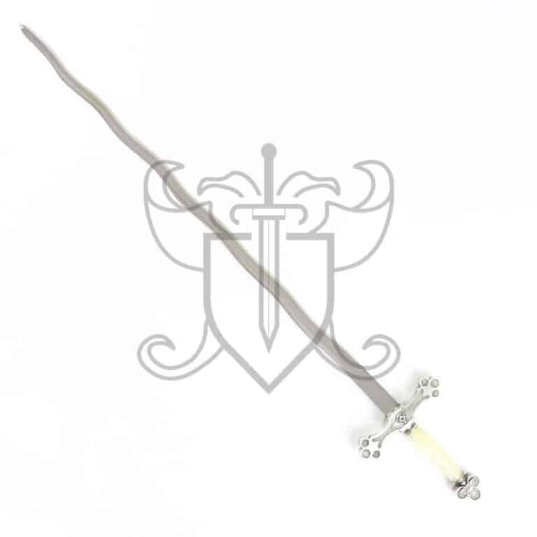 Espada de los Masones Flamígera plata
