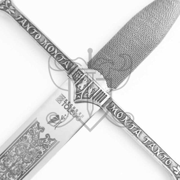 Espada Reyes Católicos Cadete Plateada (76cm)