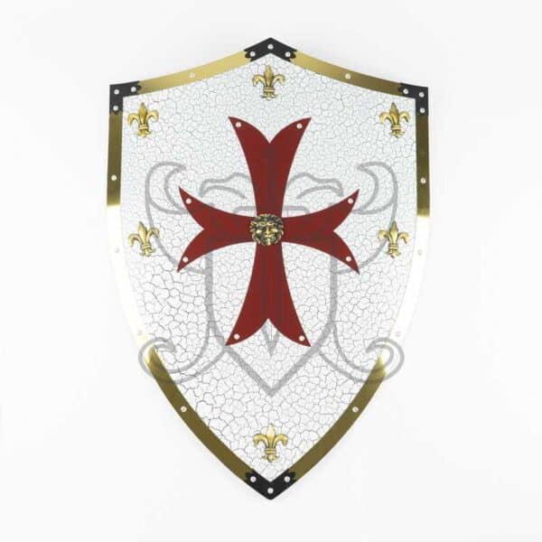 Escudo Templario claquelado principal