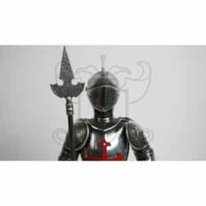 Armadura mini caballero medieval lanza y escudo