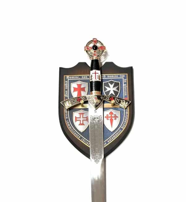 Soporte expositor para espadas de las Cruzadas o Templarias