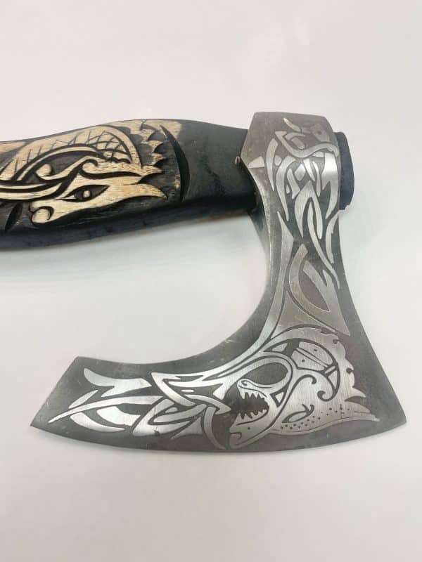 Hacha Vikinga Artesanal S.X - Imagen 4