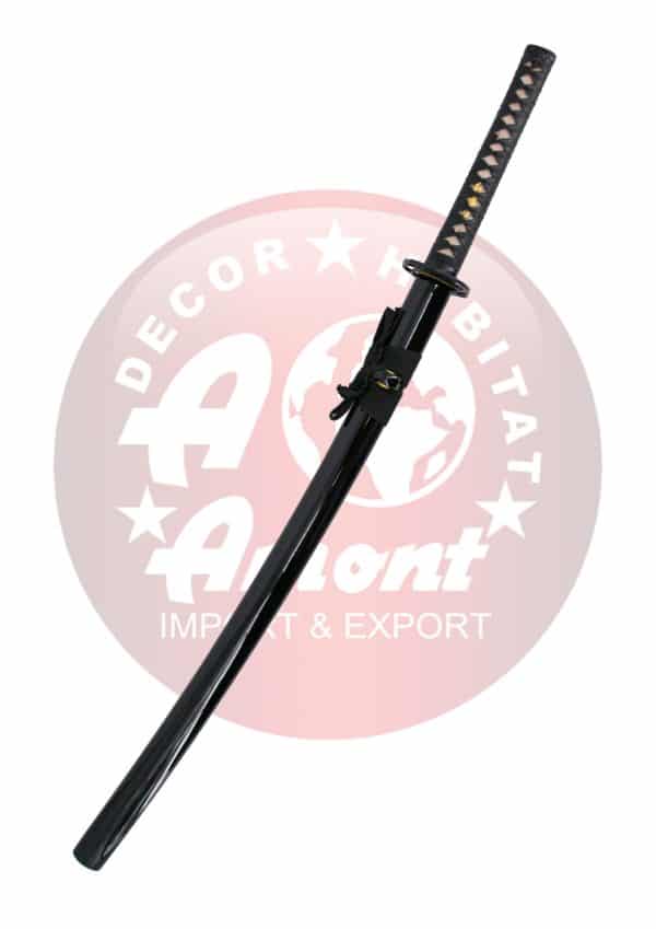 Katana en acero de Damasco (funcional)